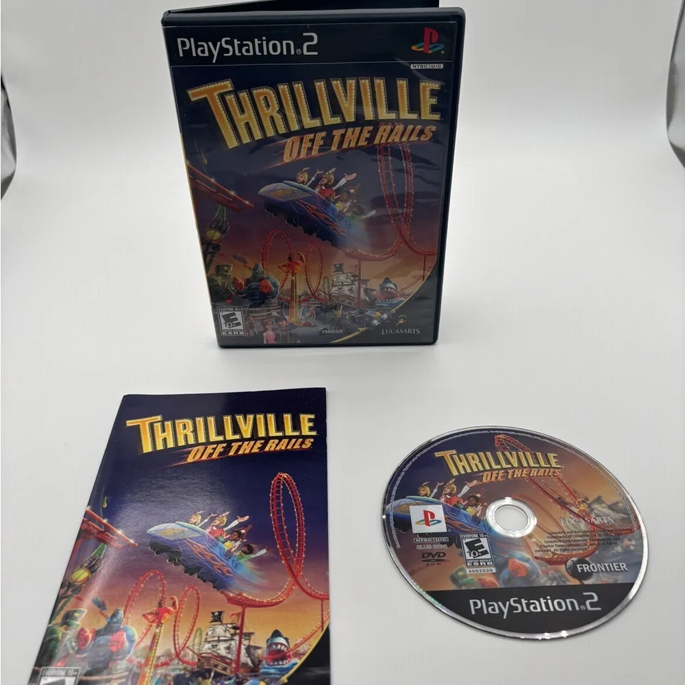Sony PlayStation 2 Thrillville: Off the Rails - Black